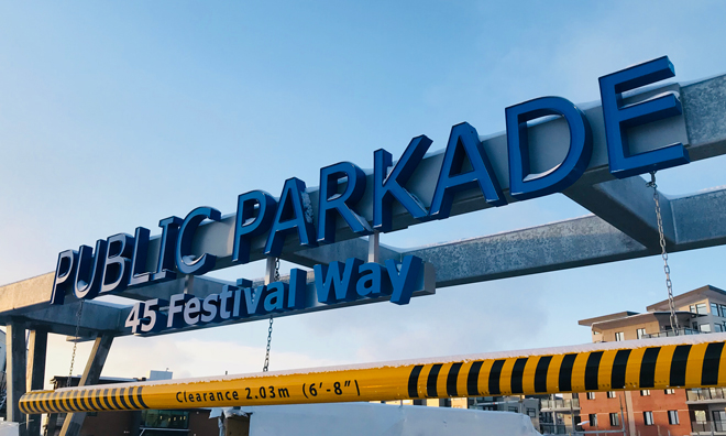 New Centre in the Park Parkade to open March 4