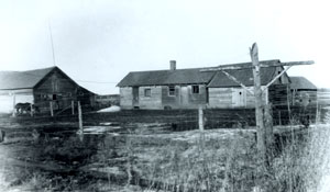 Krebs family home and yard