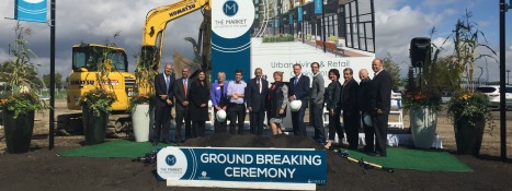 September 6, 2016 - Ground breaking on The Market at Centre in the Park Ground breaking on The Market at Centre in the Park