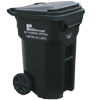Black waste cart