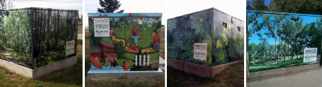 Utility box anti-graffiti wraps