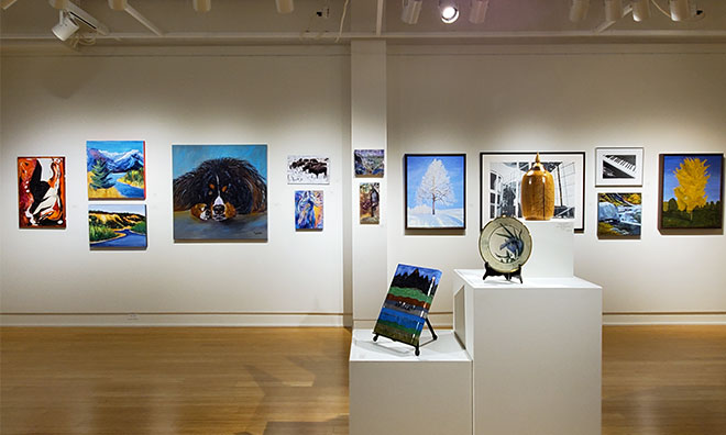 Salon Series Exhibit at Gallery@501 Art exhibit at Gallery@501