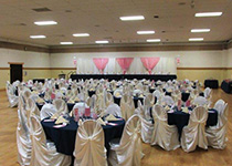 ARC Hall wedding set-up