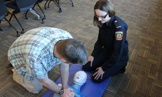 First aid and CPR training