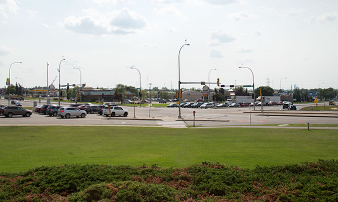Image of the Baseline Road and Broadmoor Boulevard intersection