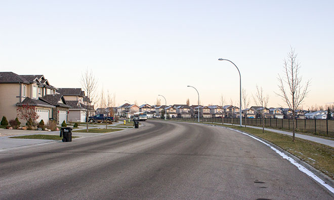 Image of a road in Davidson Creek